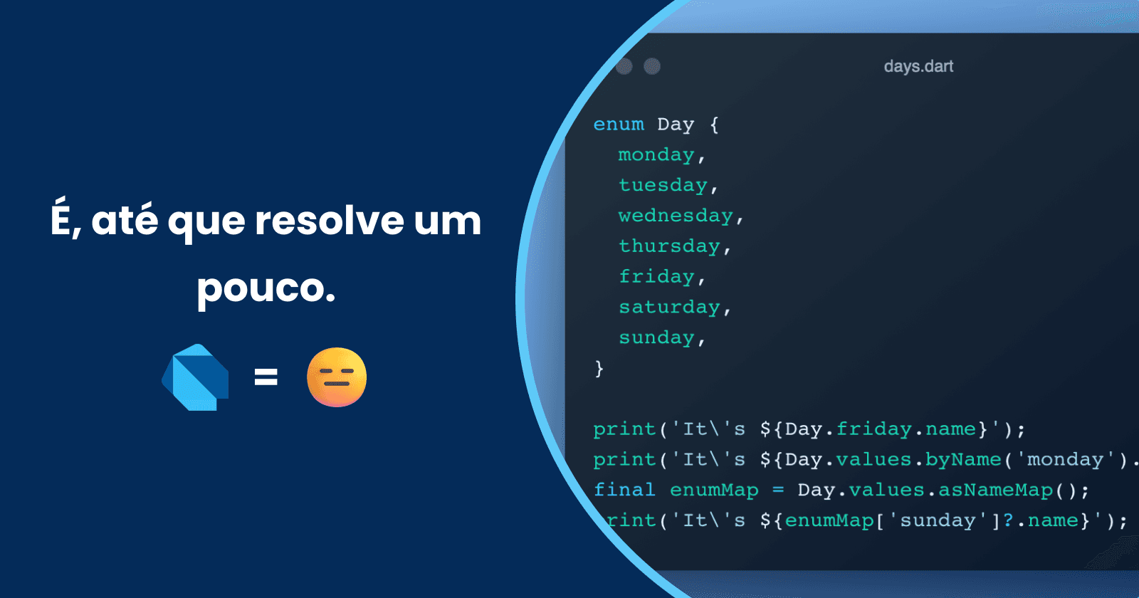O pequeno grande ganho do enum no Dart 2.15