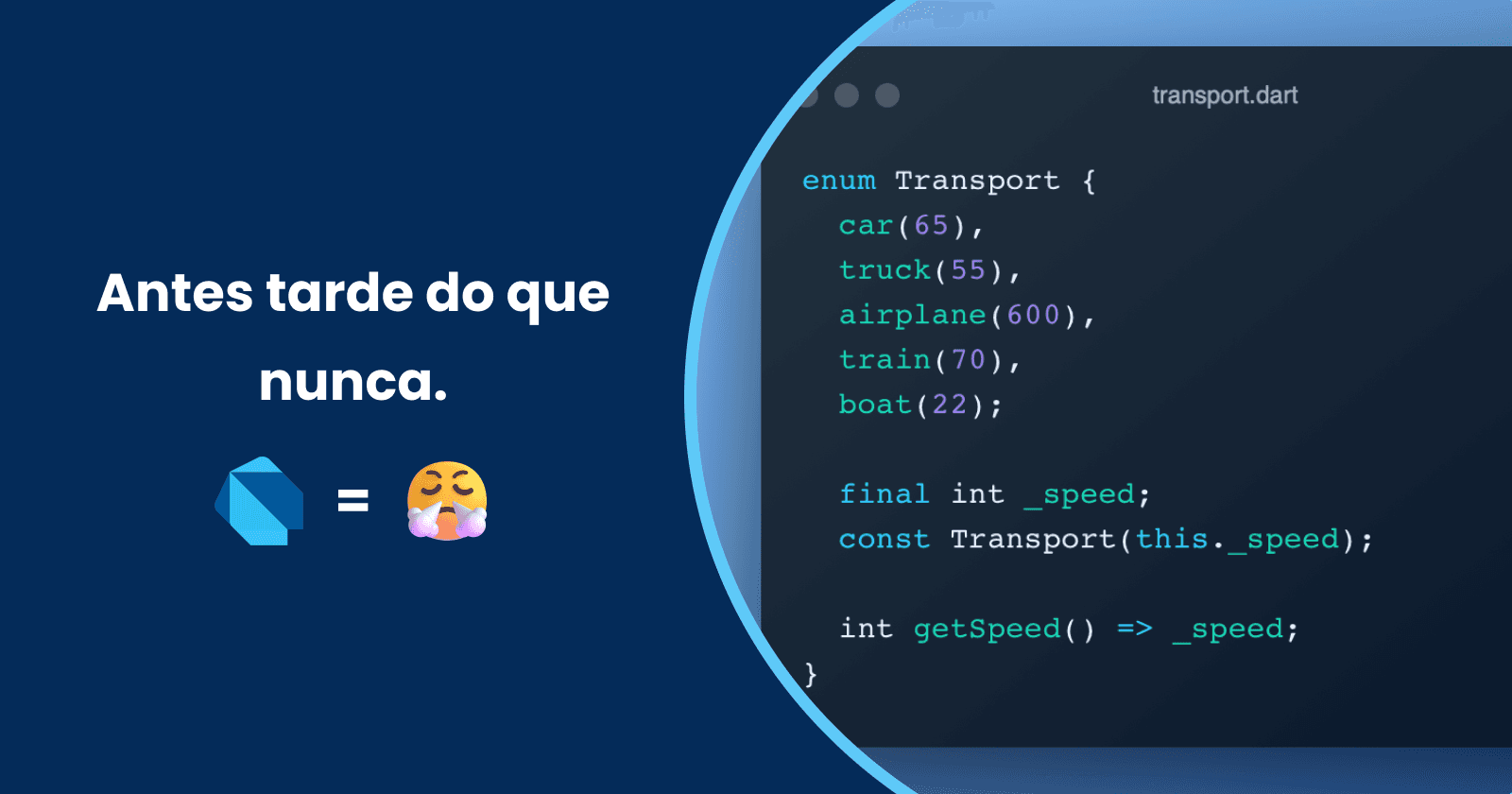 Agora sim, o grande ganho do enum no Dart 2.17